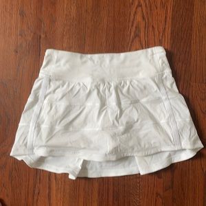 White Lululemon tennis skirt! Never worn